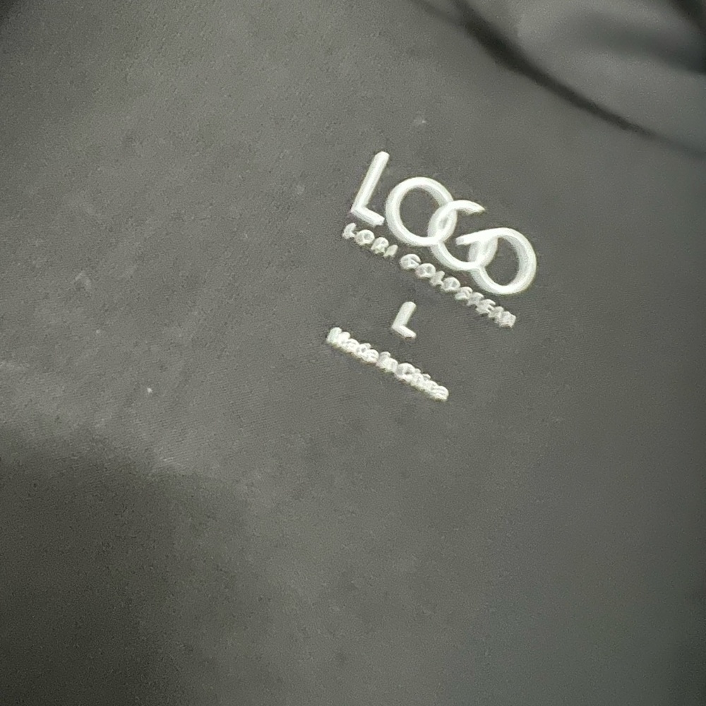 LOGO by Lori Goldstein Black Cardigan Sleeveless Top - Picture 4 of 9